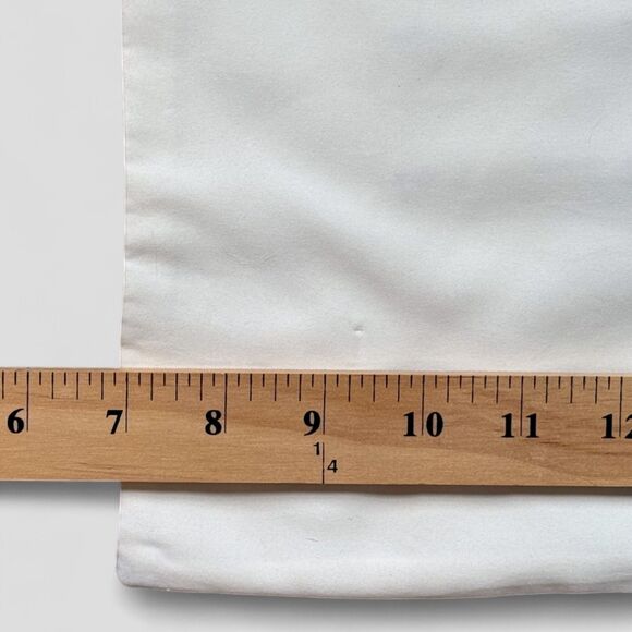 Gucci Dust Bag White Black Logo Drawstring Wallet Shoe Storage Cover 8.5 x 17.5 - Picture 6 of 6